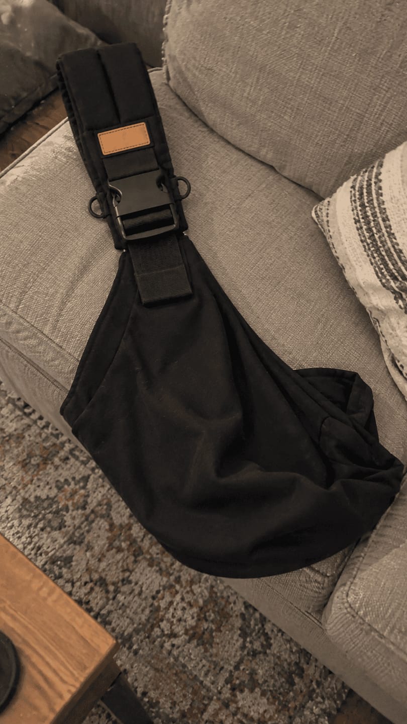 Customer photo review of Portabebé Compacto Ajustable