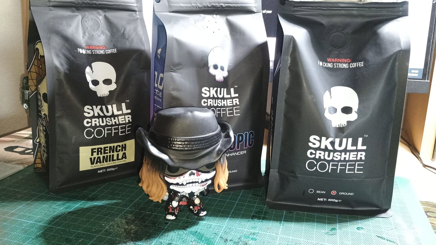 Customer photo review of Skull Crusher - High Caffeine Coffee