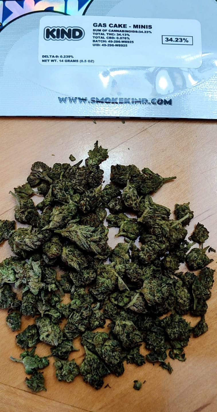 Customer photo review of KIND - Gas Cake - 14 Grams - Indica