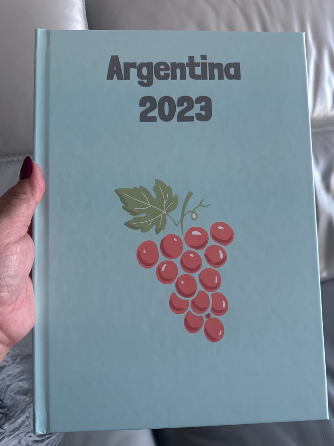 Customer photo review of Custom Travel Book