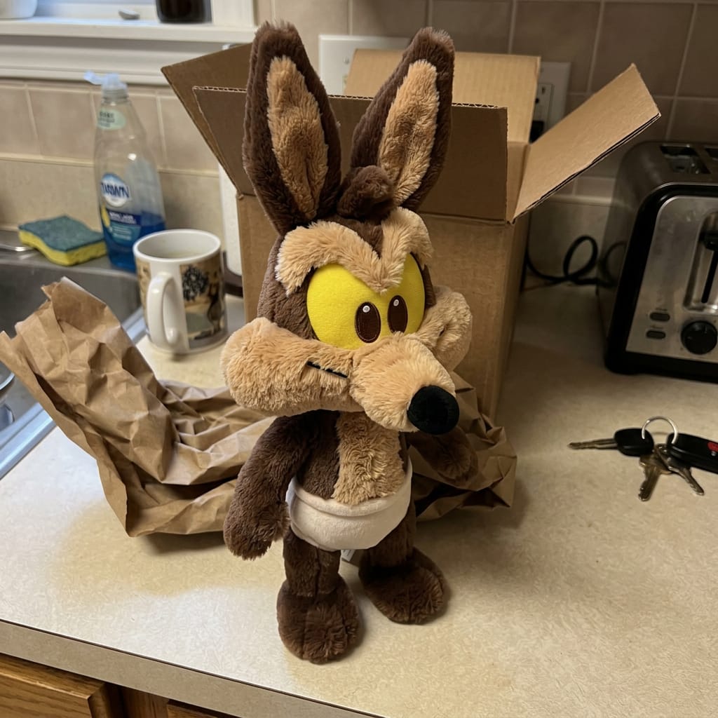 Customer photo review of Peluche que corre al agitarlo