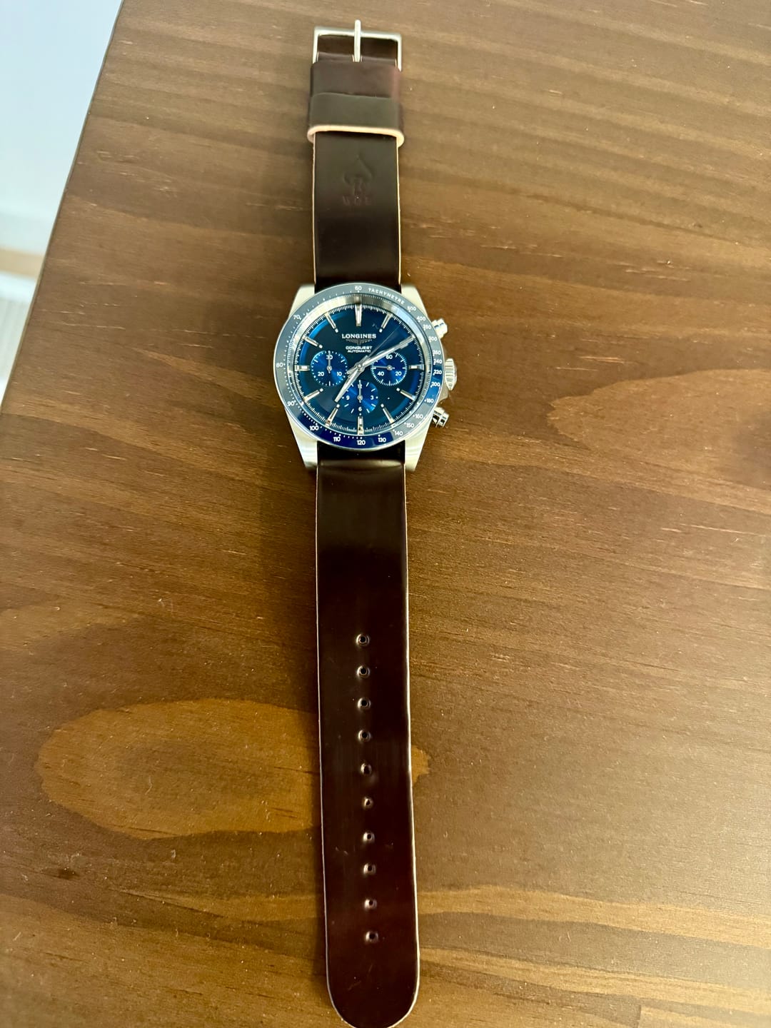 Customer photo review of Safari Shell Cordovan Single-Pass Strap
