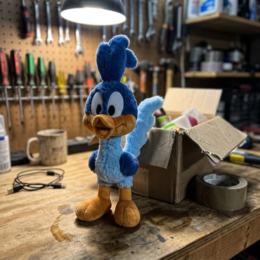Customer photo review of Peluche que corre al agitarlo