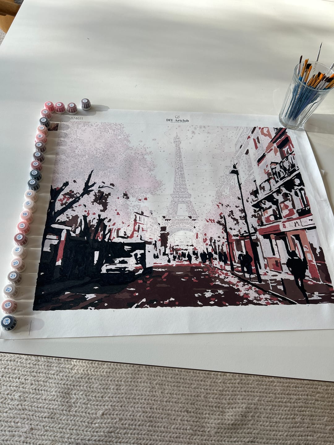 Customer photo review of Ocean sunset | Paint by Number