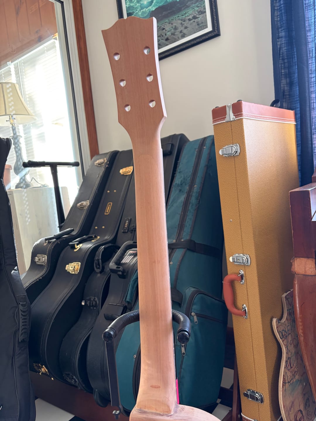 Customer photo review of African Mahogany/Khaya Guitar Neck Blank