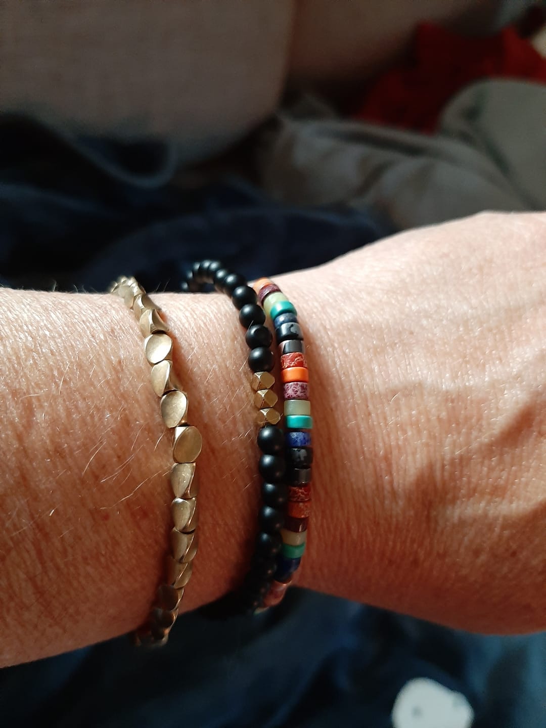 Customer photo review of Obsidian Armband