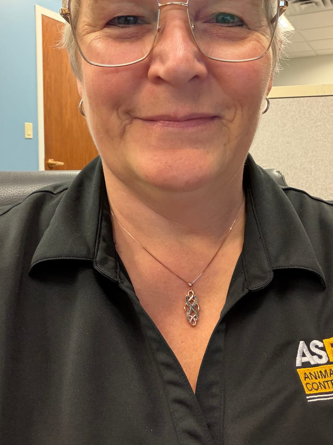 Customer photo review of Double Infinity Pendant *New*