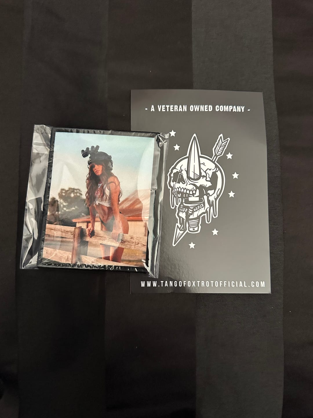Customer photo review of Ella Langley Vol. 1 - 4" x 3" Sublimation Velcro Morale Patch