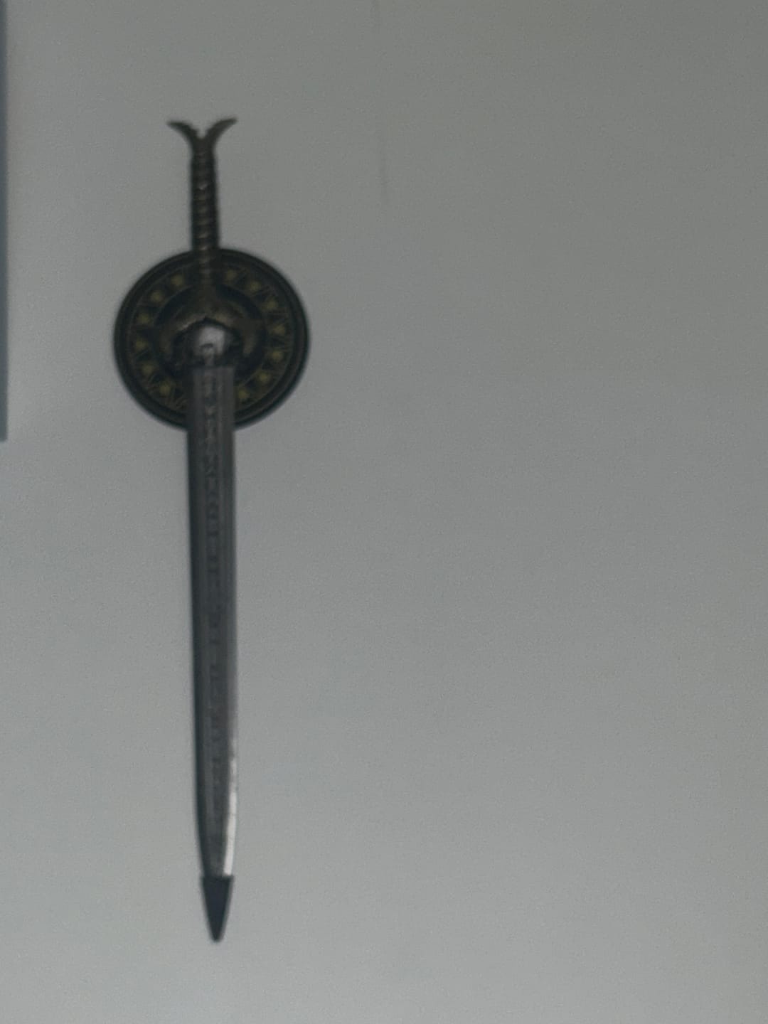 Customer photo review of Wonder Woman Diana Prince Metal Sword with Wall Plaque