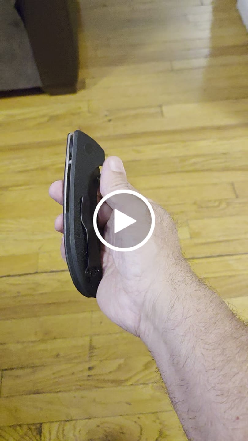 Customer video review of The Back Door: Emerson CQC-8 Folding Knife - Black G-10, 3.9" 154CM Partially Serrated, Wave Opener - Made in USA (CQC-8BTS) (Trade In)