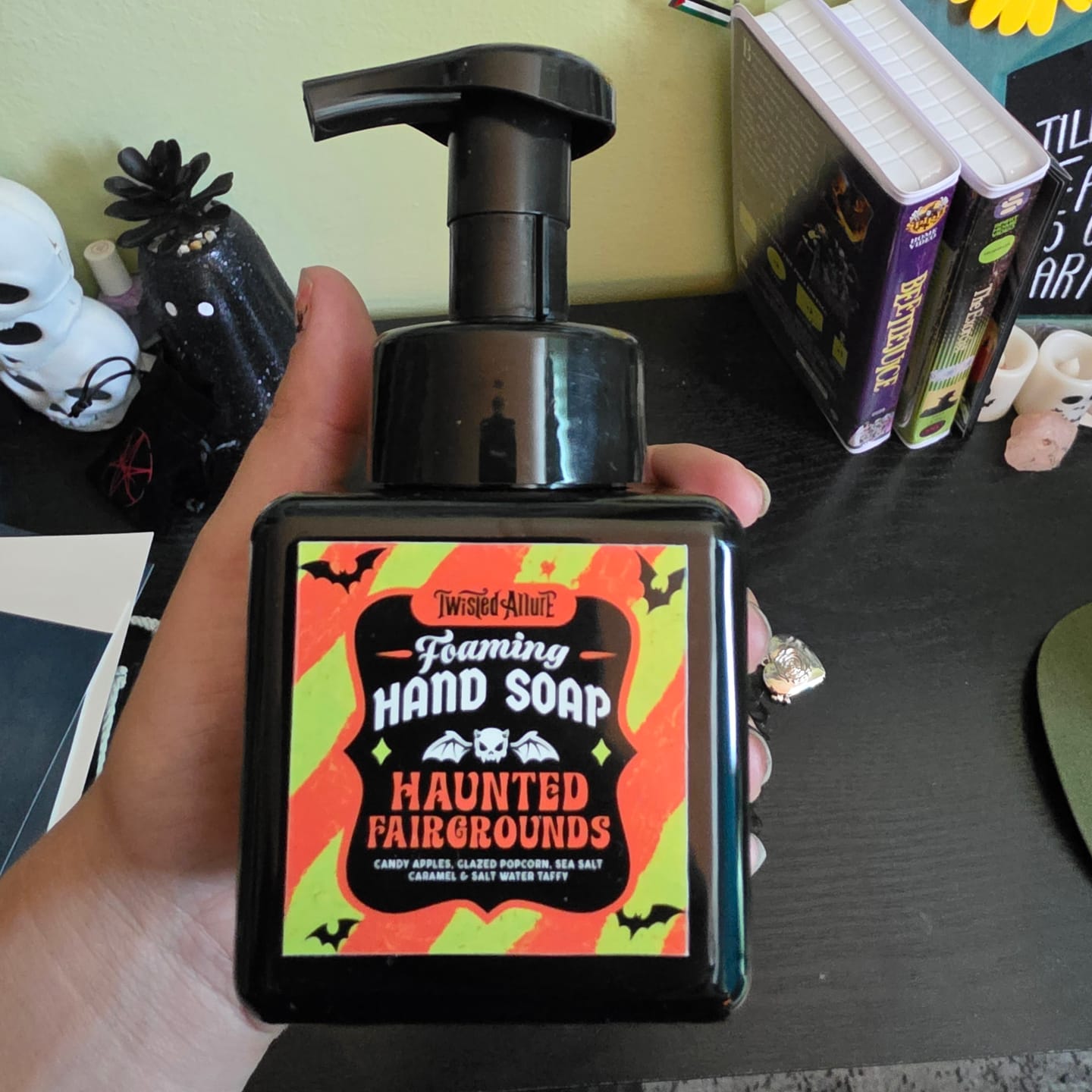 Customer photo review of Haunted Fairgounds Foaming Hand Soap