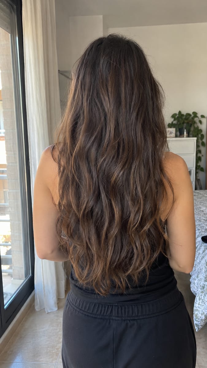 Customer photo review of KosmaHair Sérum | Restaurador Capilar & Entradas