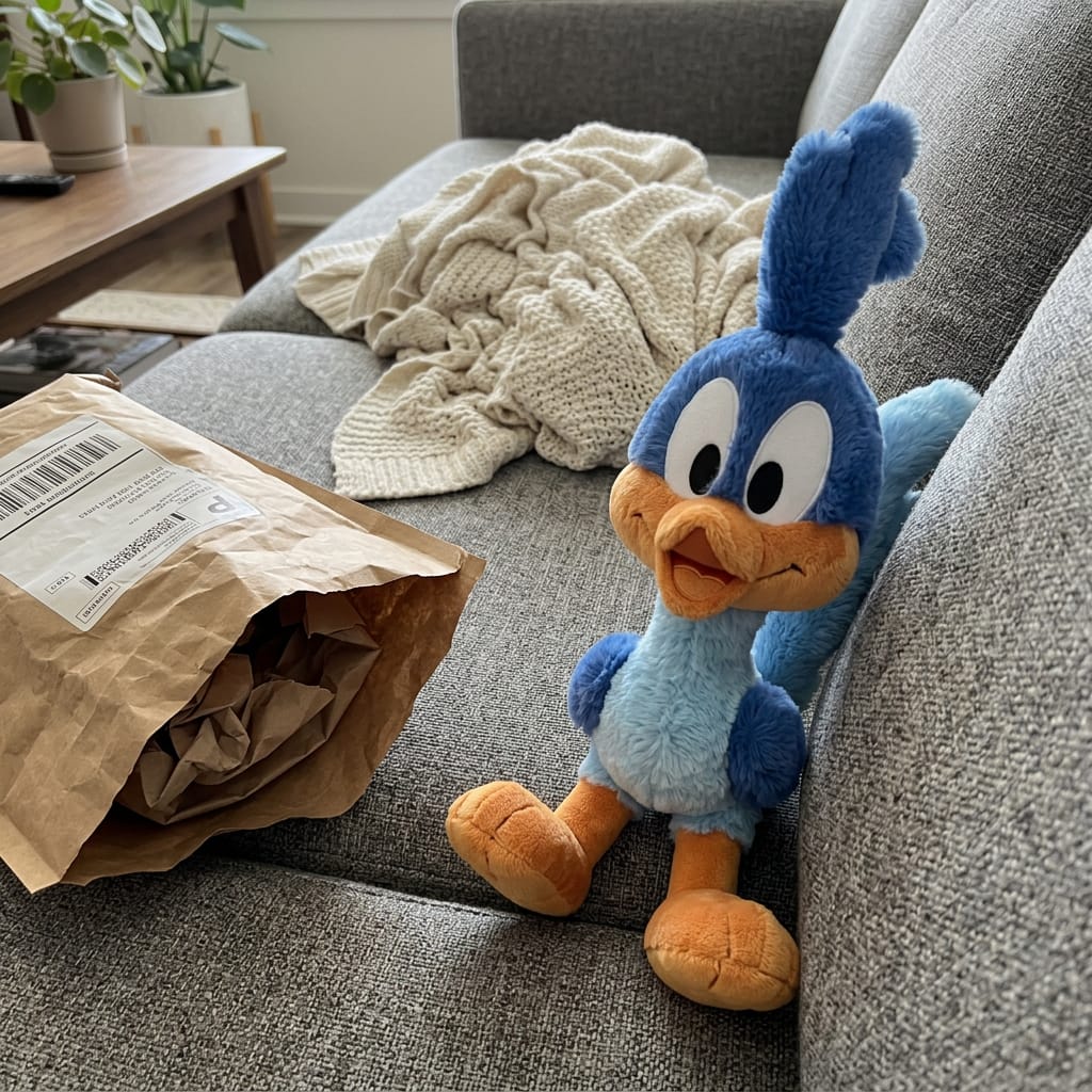 Customer photo review of Peluche que corre al agitarlo