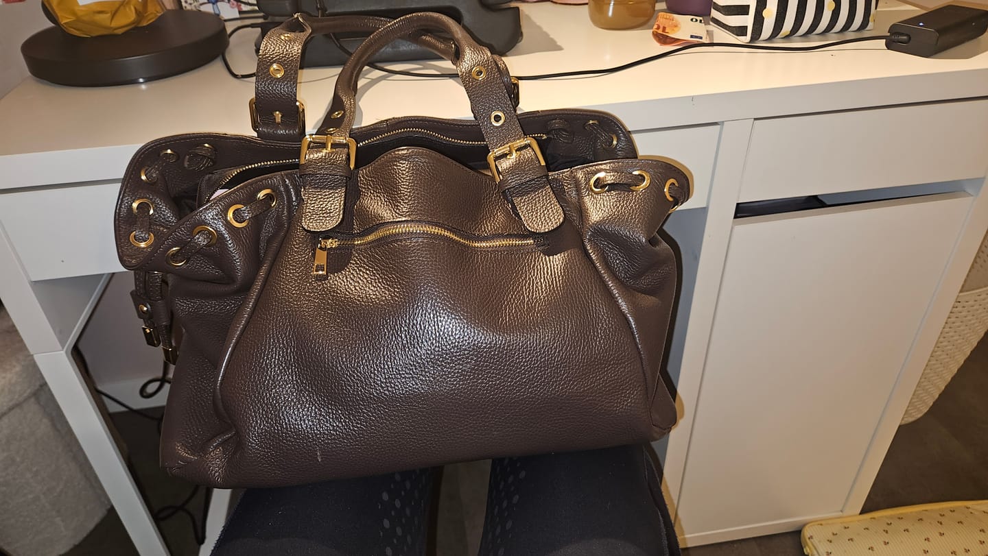 Customer photo review of Muse bag Espresso