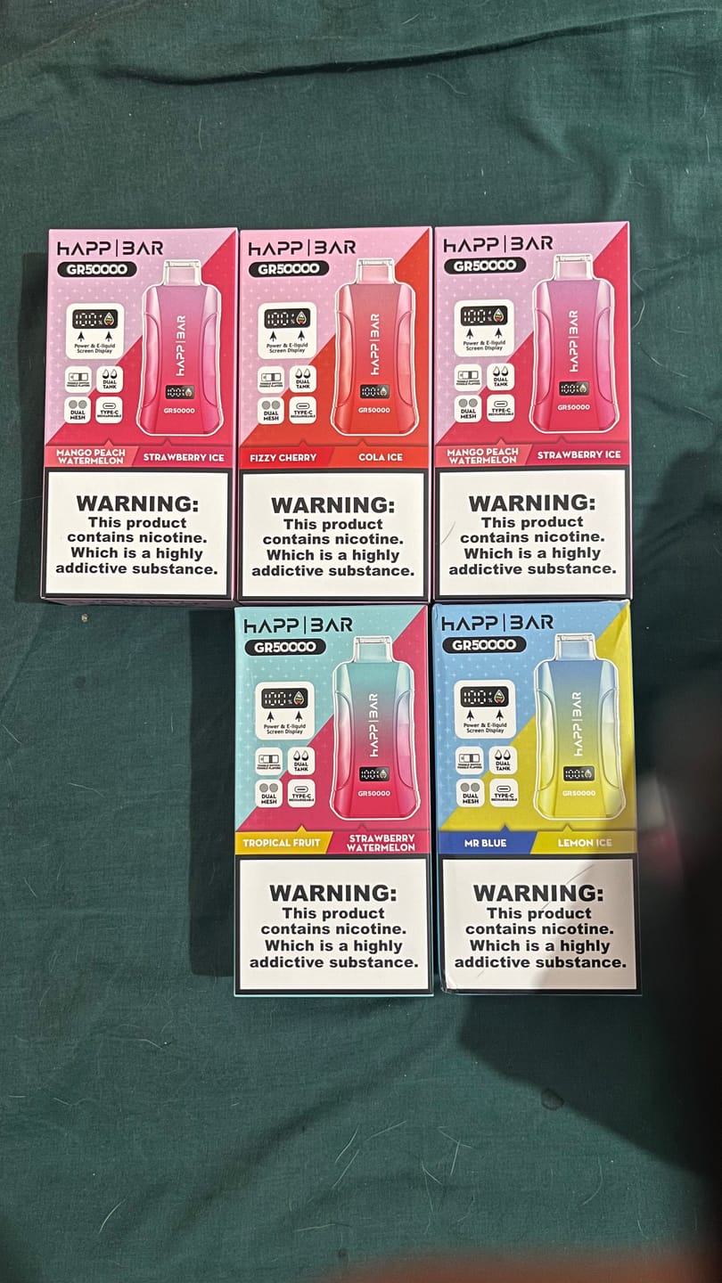 Customer photo review of HAPP BAR GR50000 | 50k puffs Doble sabor