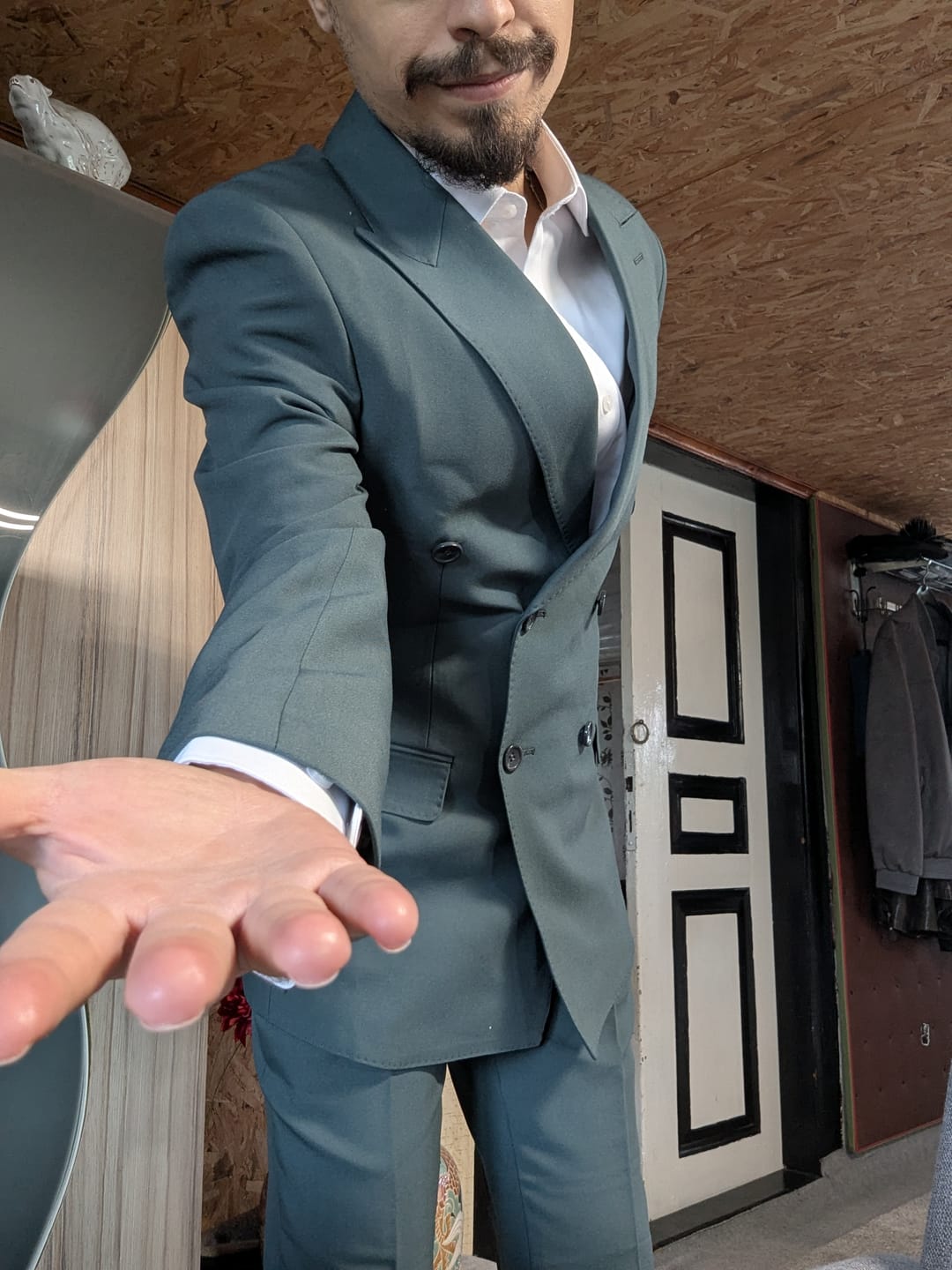 Customer photo review of Double-breasted Suit Luca