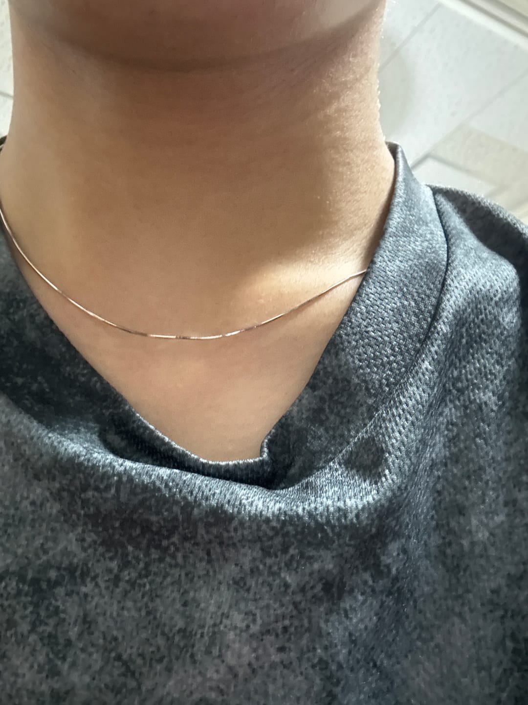 Customer photo review of Silver925 necklace  AR167