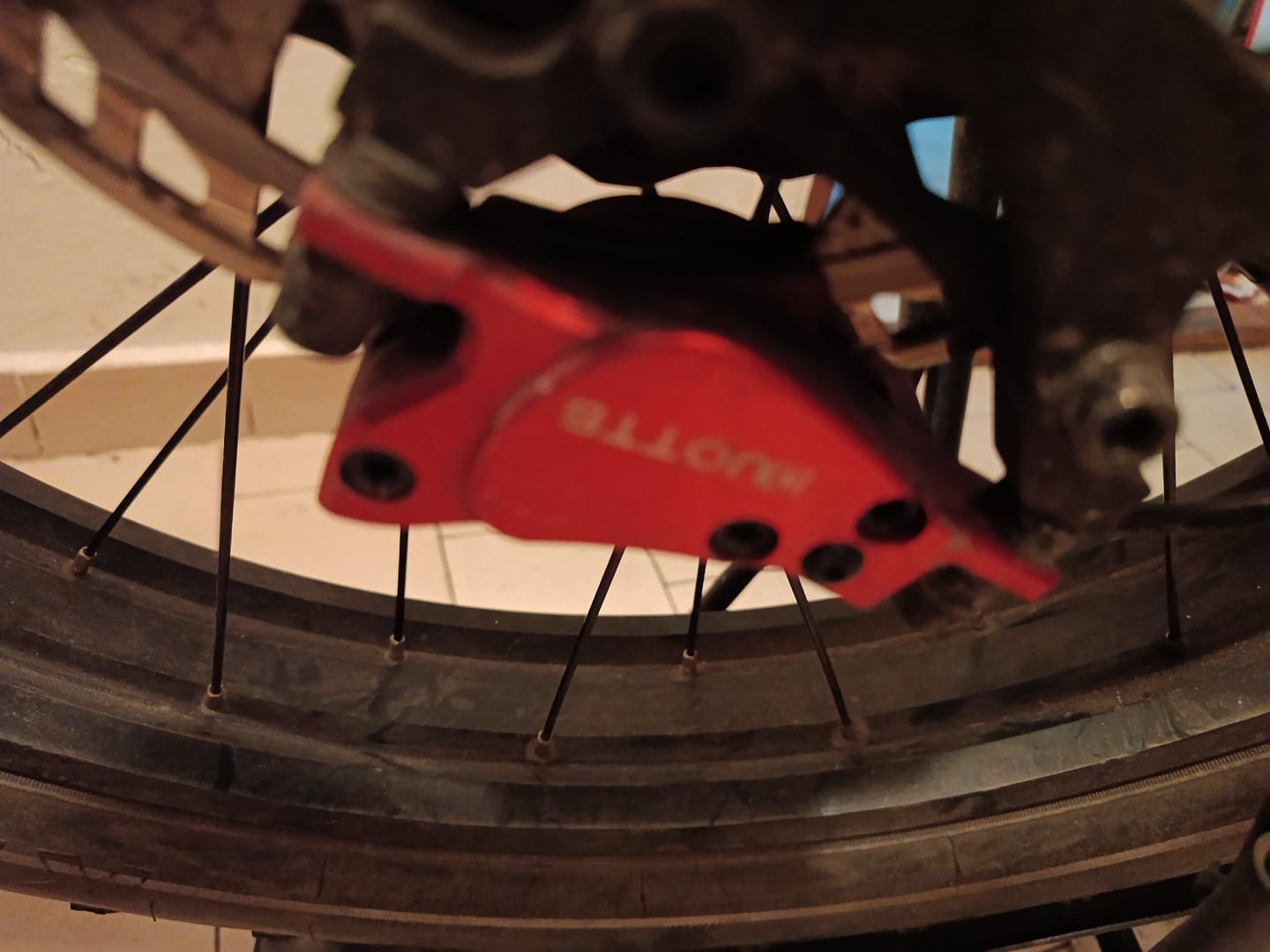 Customer photo review of DUOTTS Brake Pads & Hydraulic Brake