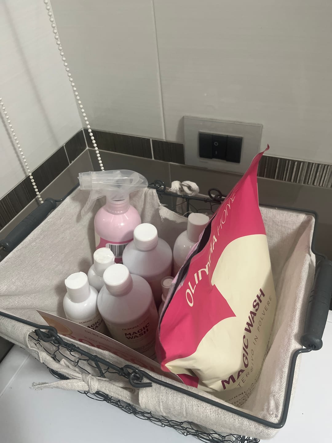 Customer photo review of Box sistema bucato - I 6 Magic per un bucato davvero pulito