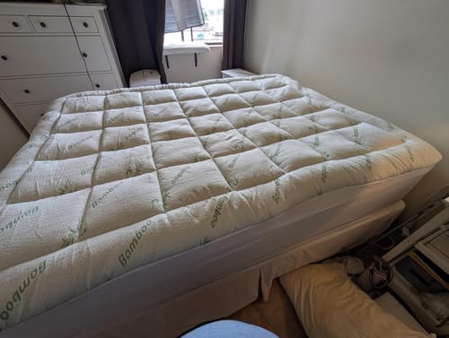 Customer photo review of BambooLuxe™ – Le confort hôtelier pour des nuits plus douces