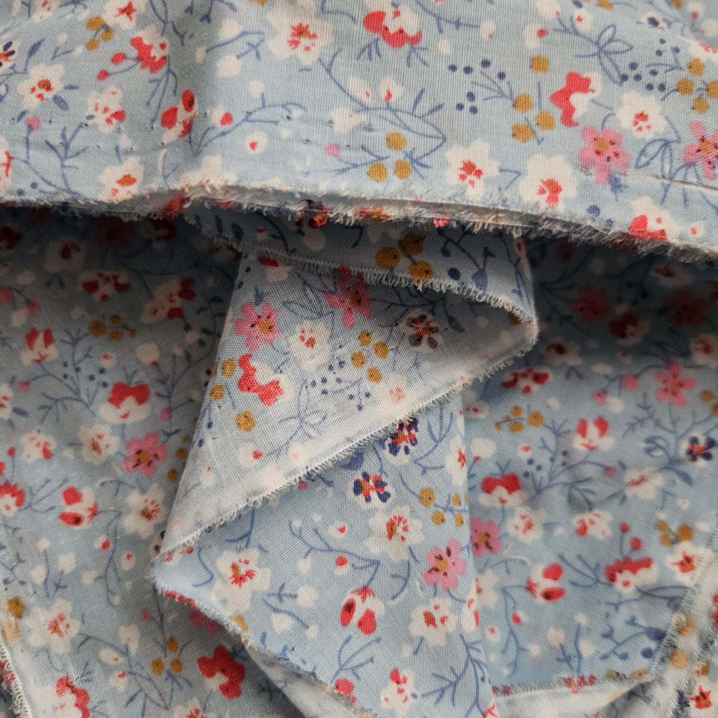 Customer photo review of Floral Field Polycotton Fabric