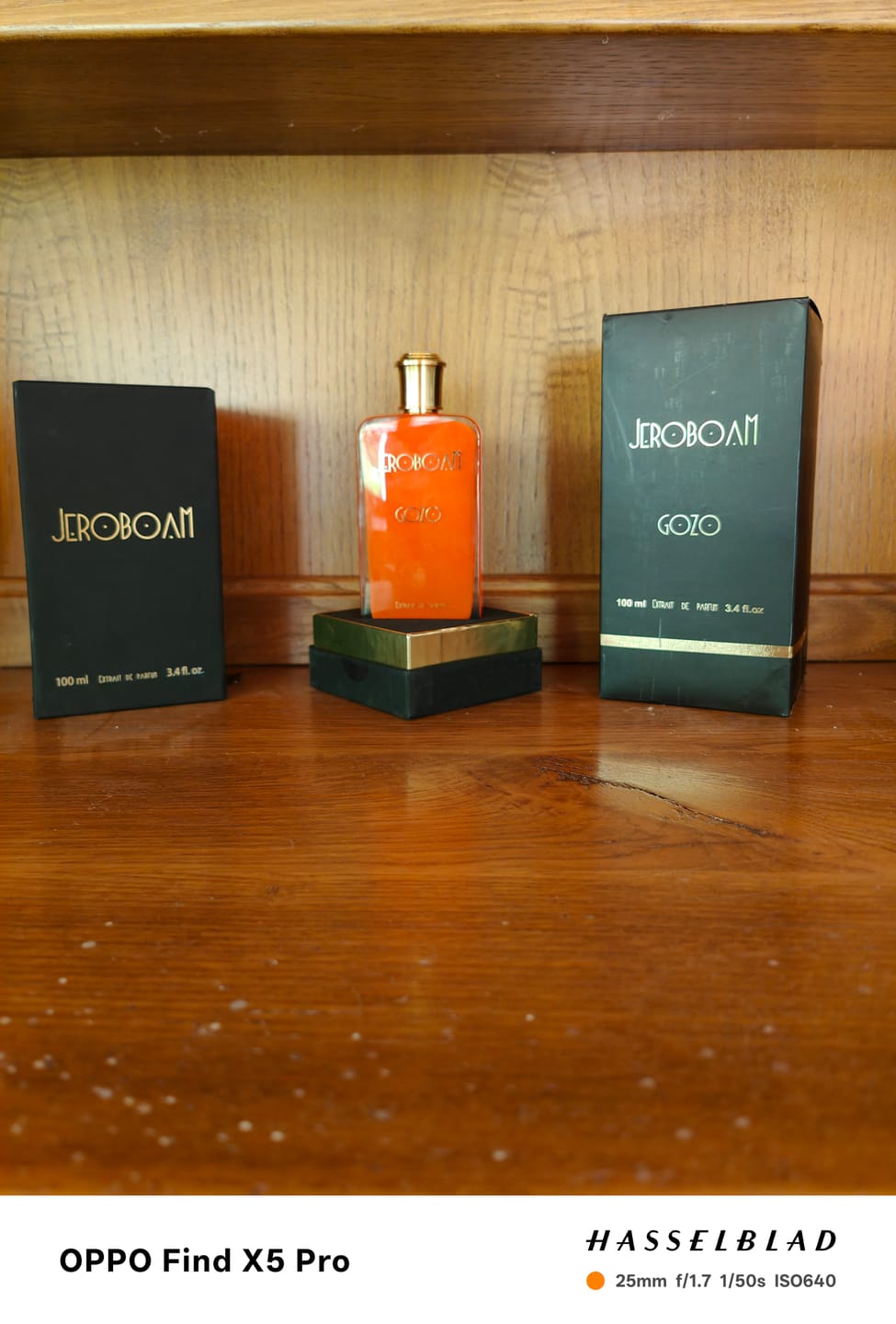 Customer photo review of Jeroboam Gozo extrait de parfum 100ml (scatolato)