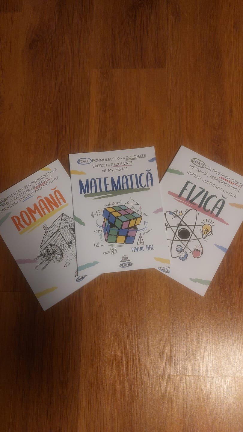 Customer photo review of Pachet Bacalaureat (Română + Matematică + Fizică) Bacademia