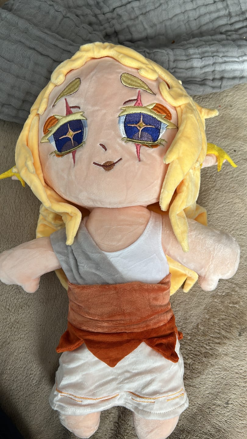 Customer photo review of Kids Artwork Plush