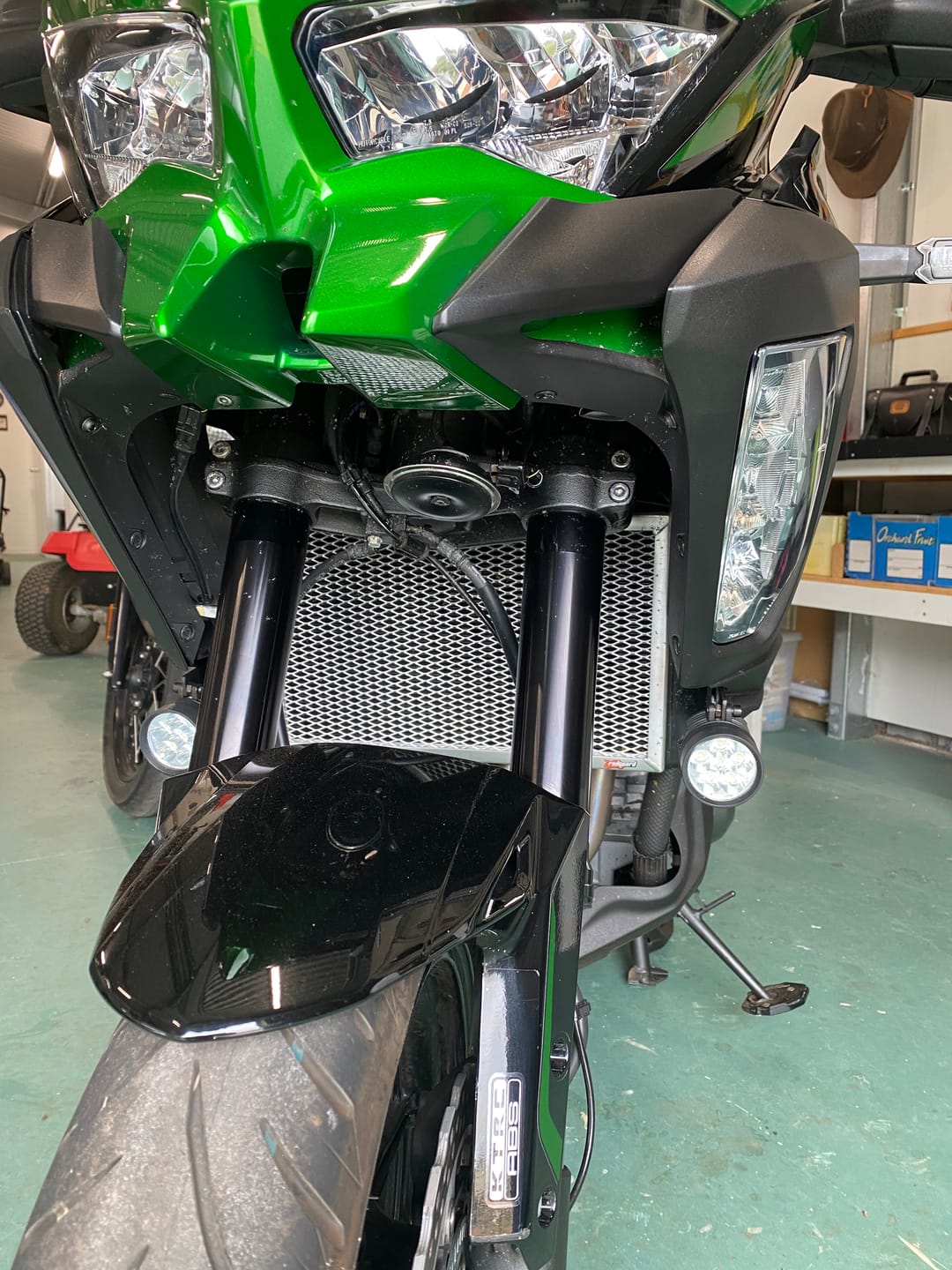 Customer photo review of Kawasaki Versys 1000 SE 2019-2024 Radiator Guard