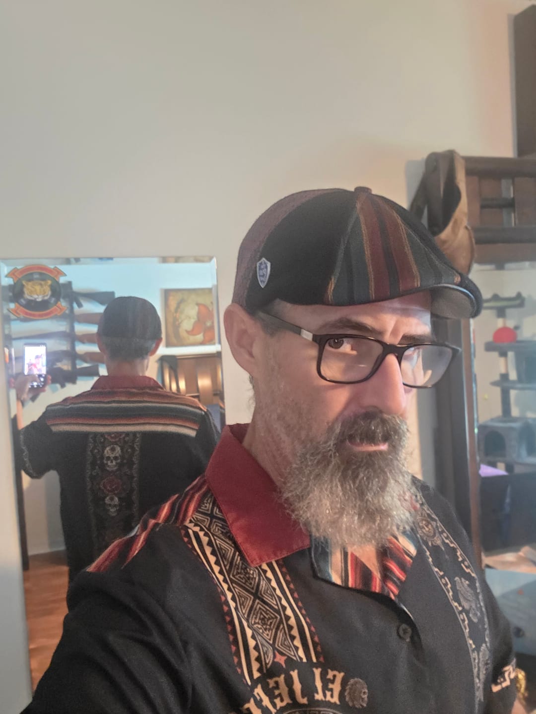 Customer photo review of El Jefe Azteca Guayabera
