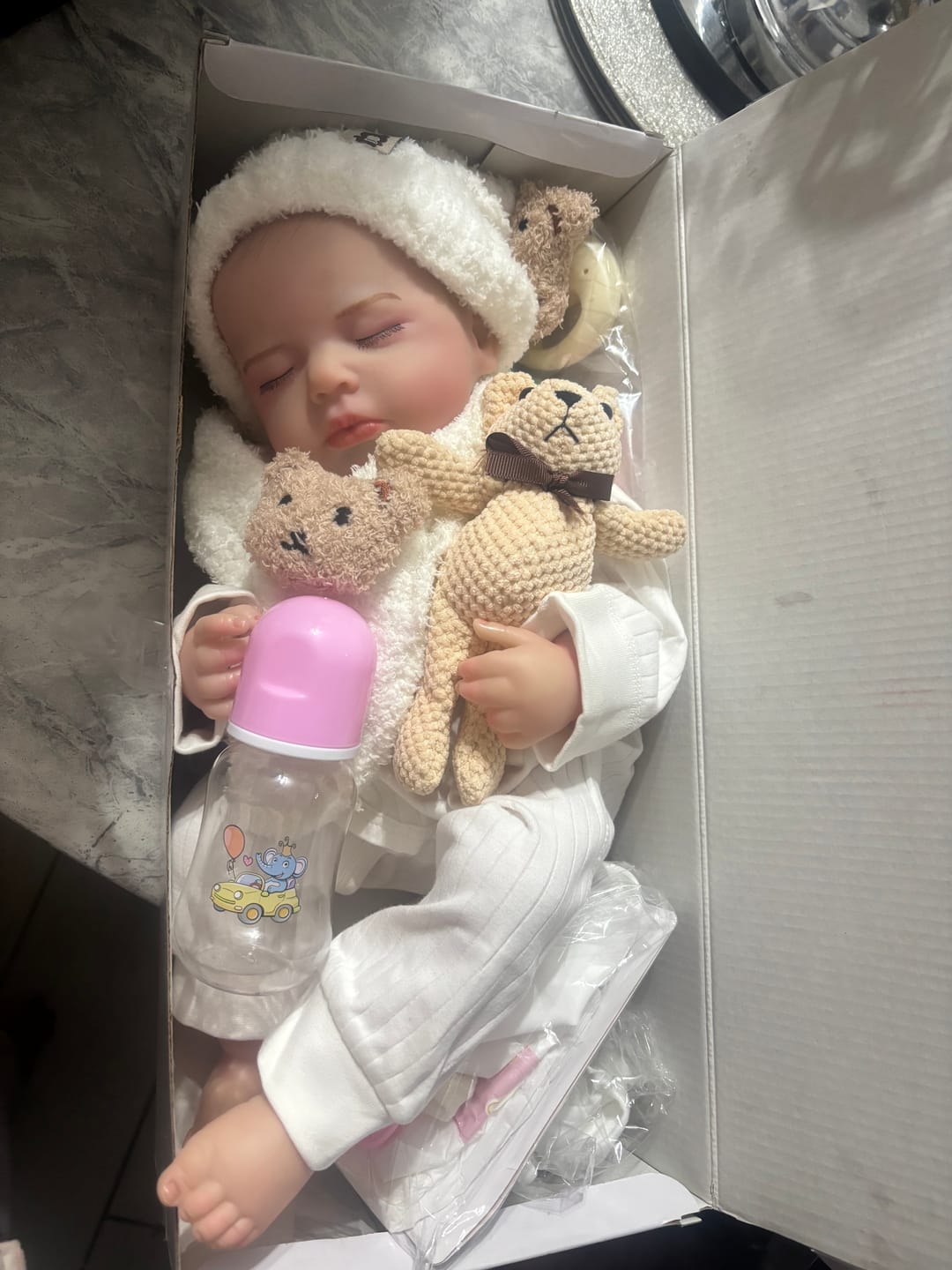 Customer photo review of Ruby 20" Lifelike Reborn Baby Doll