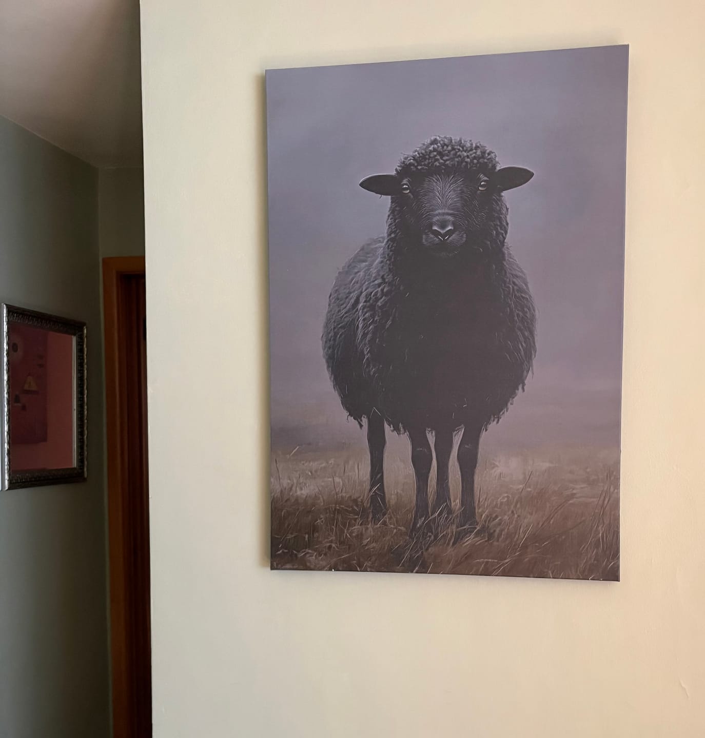 Customer photo review of Black Sheep Print