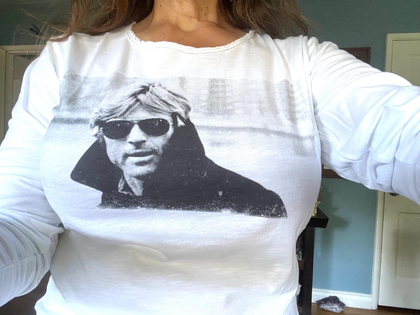 Customer photo review of Robert Redford Long-Sleeve T-Shirt // PRE-ORDER