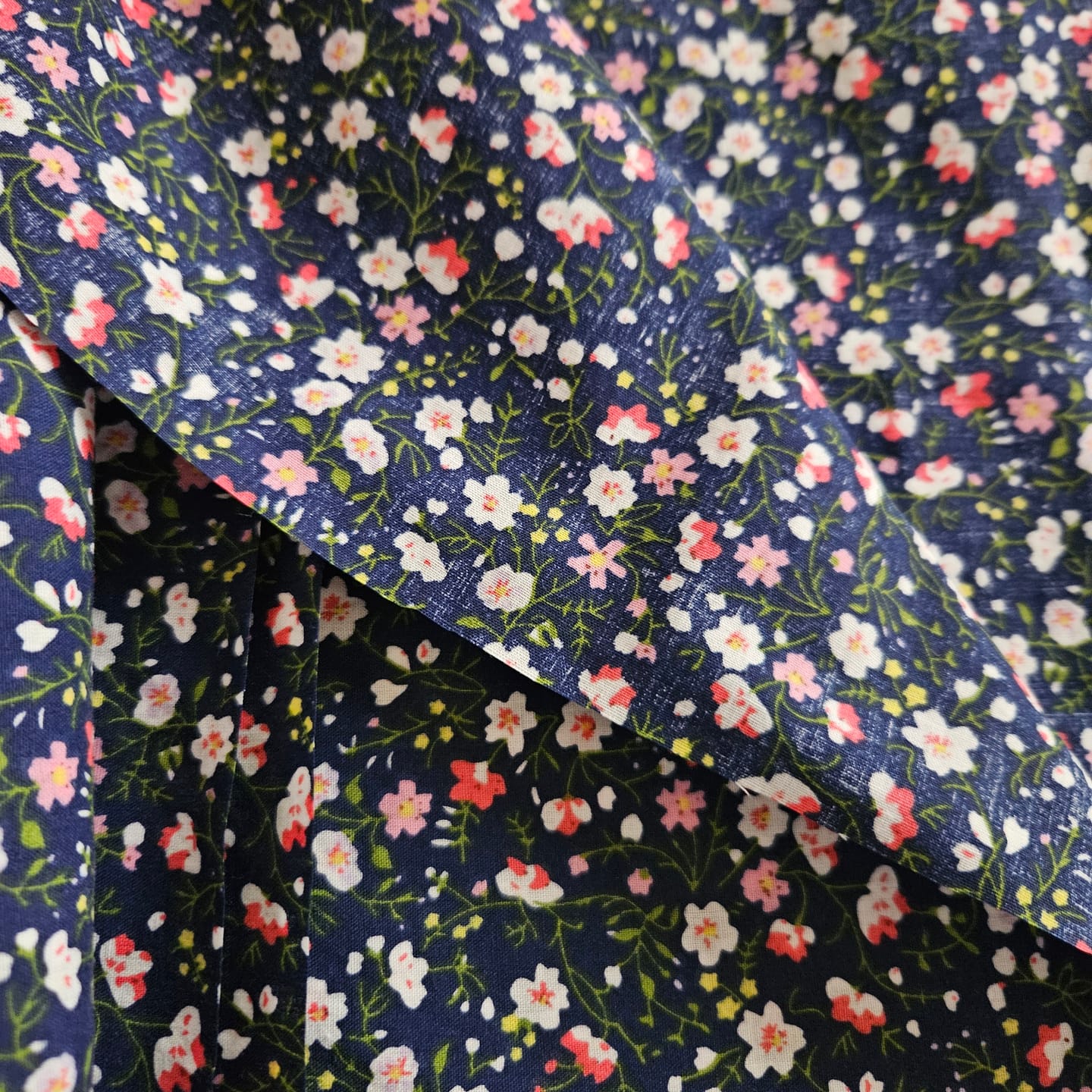 Customer photo review of Floral Field Polycotton Fabric