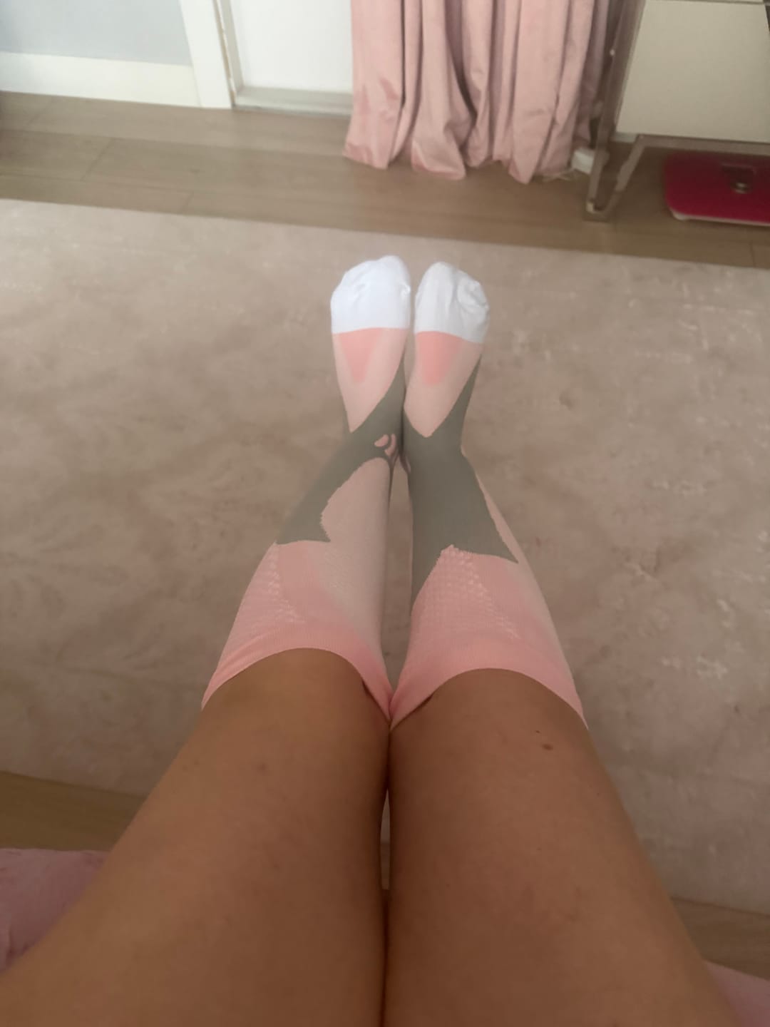 Customer photo review of Günlük Kullanım İçin Destekleyici Kompresyon Çorabı