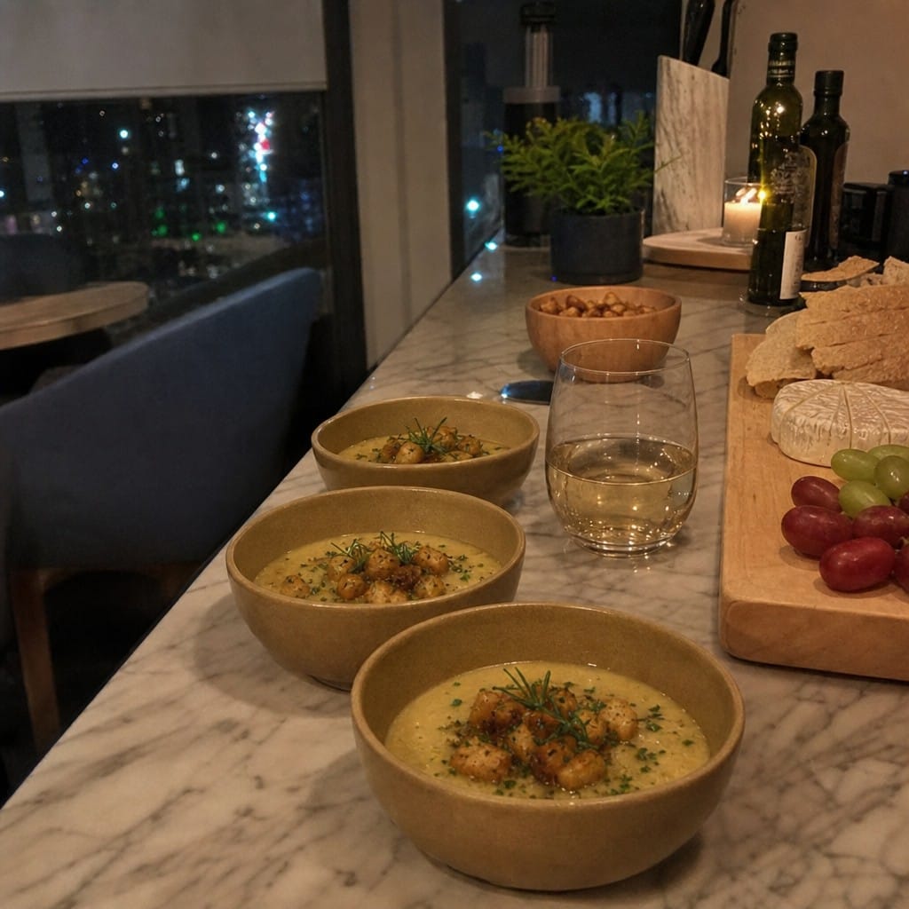 Customer photo review of Deep Bowls 240ml Sand Porcelain for Casual Dining (Pack of 12)