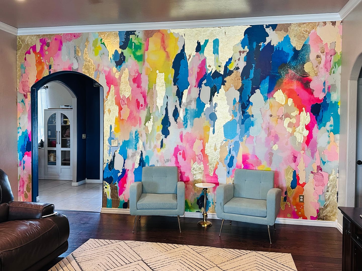 Customer photo review of "Sprinkles" Oversized Wall Mural