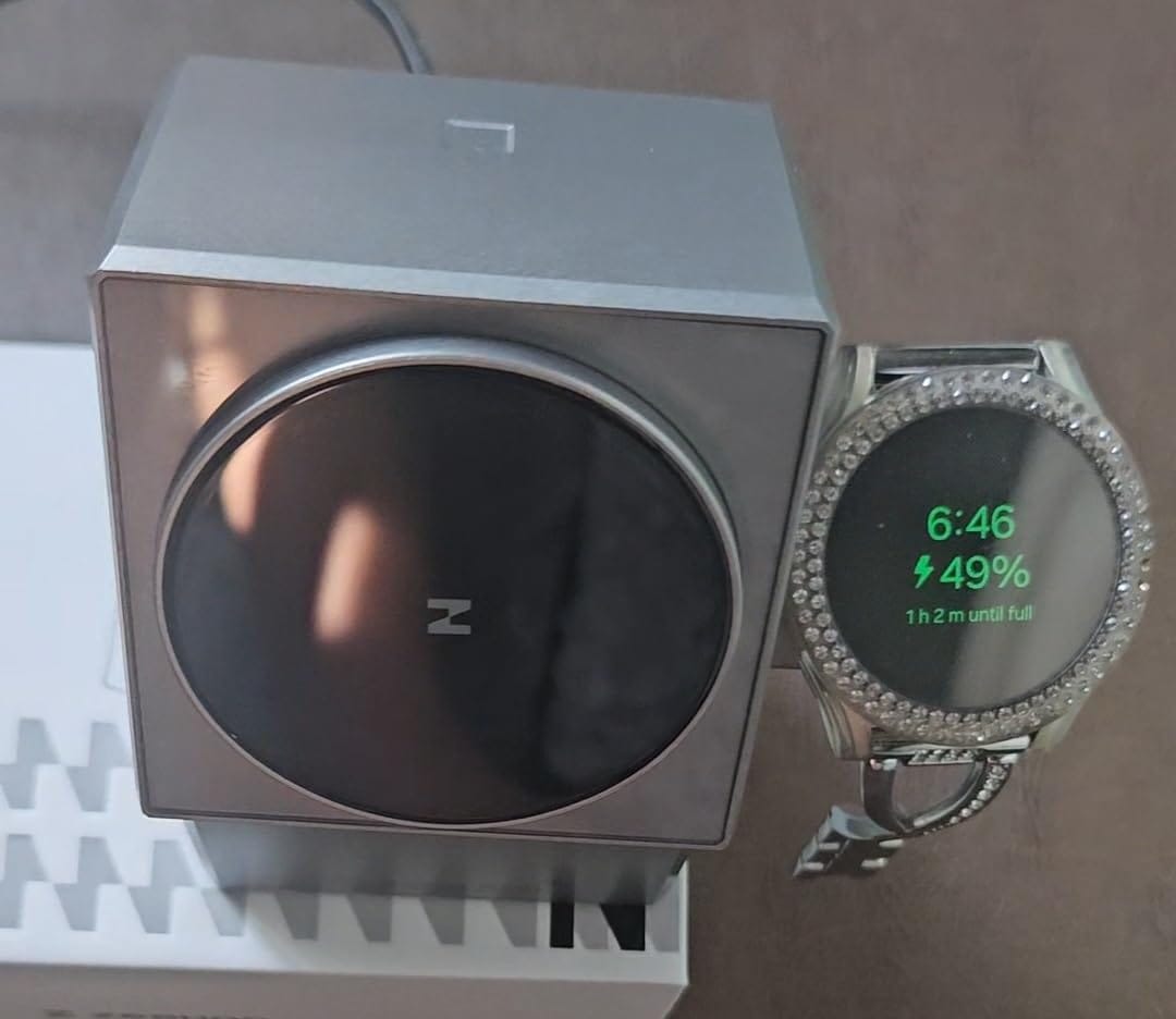 Customer photo review of ChargePod™ 3-in-1 Magnetic Wireless Charging Station