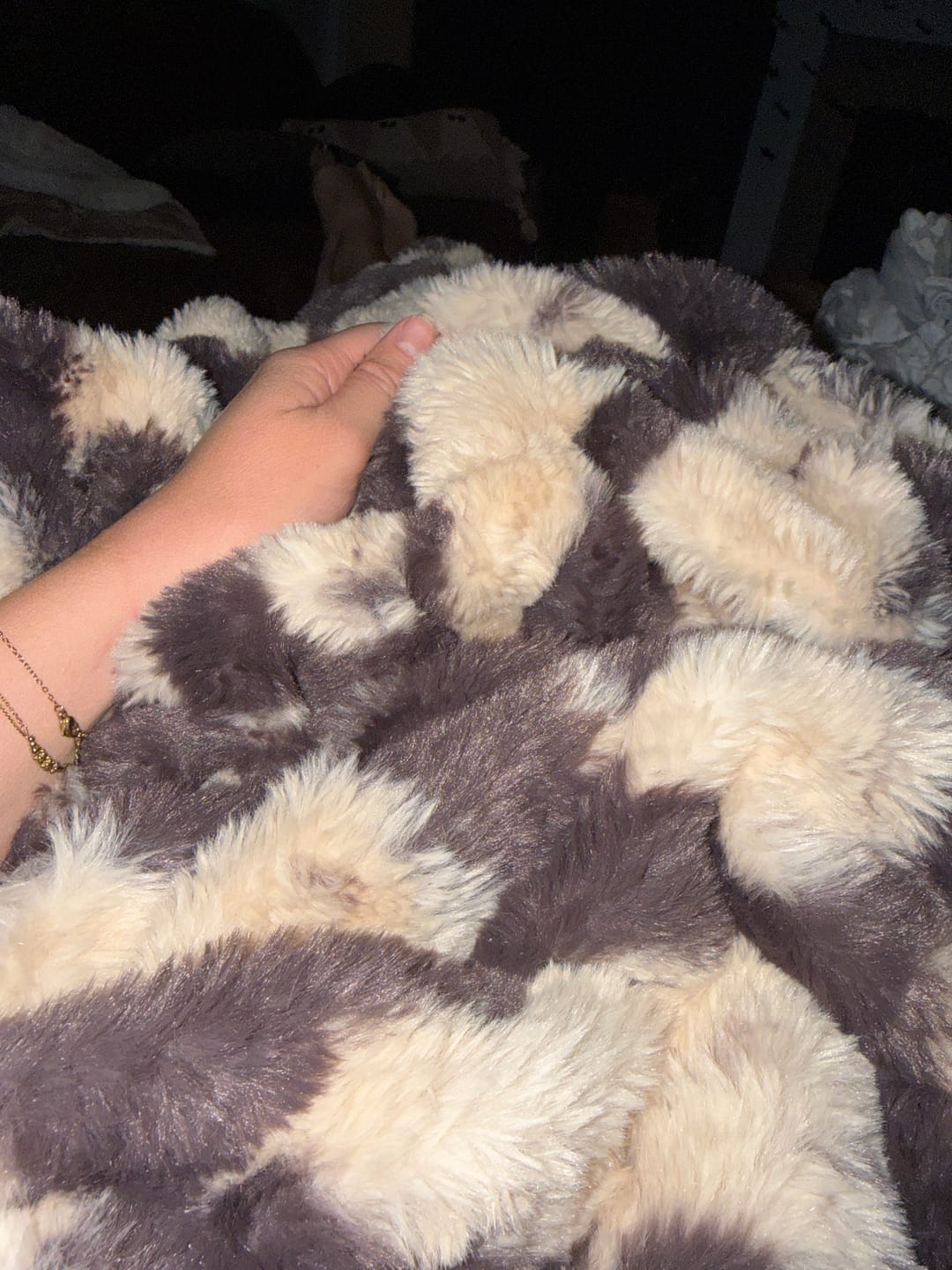 Customer photo review of Hugs Ghosts Blanket