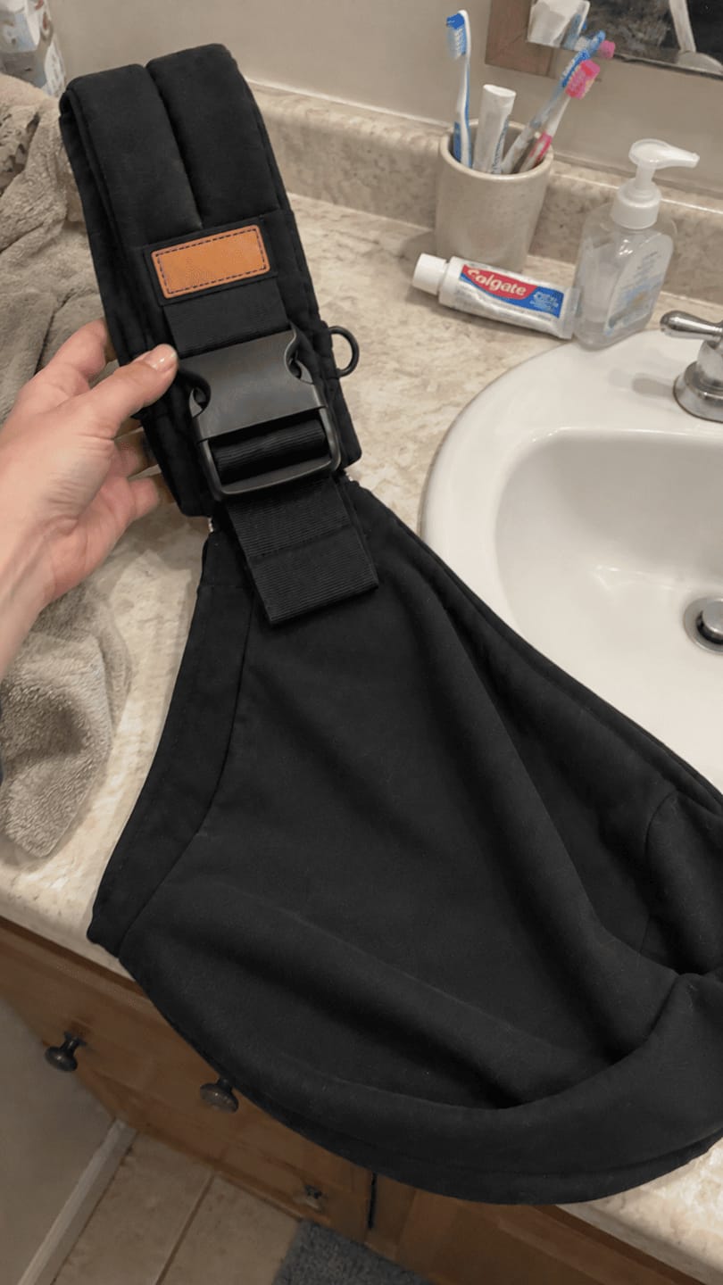Customer photo review of Portabebé Compacto Ajustable