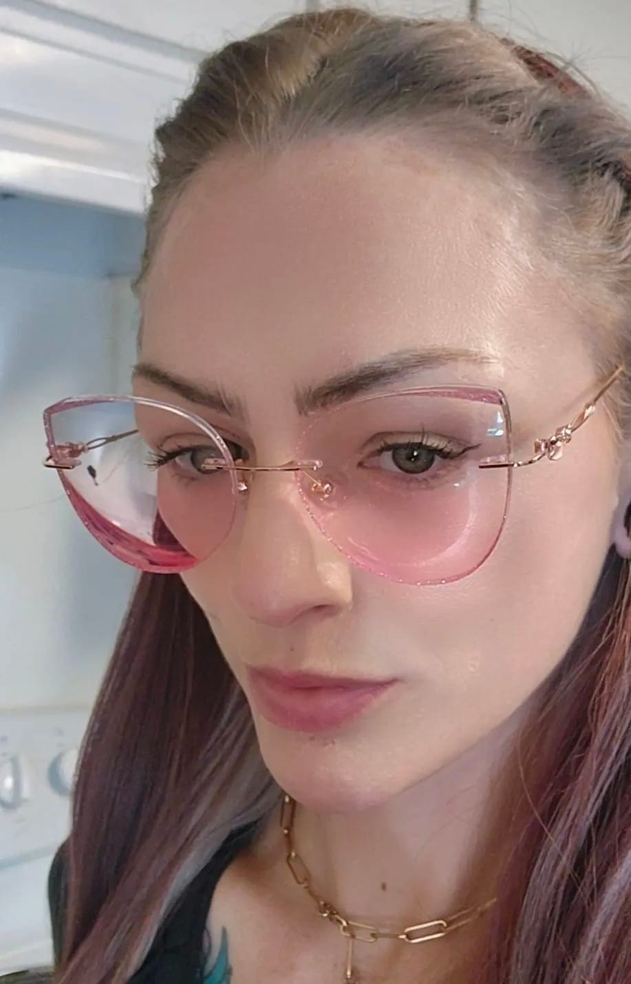 Customer photo review of Nina Eyeglasses