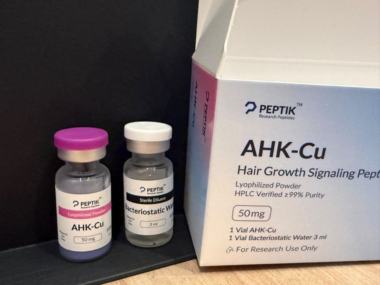 Customer photo review of AHK-Cu 50mg Vial