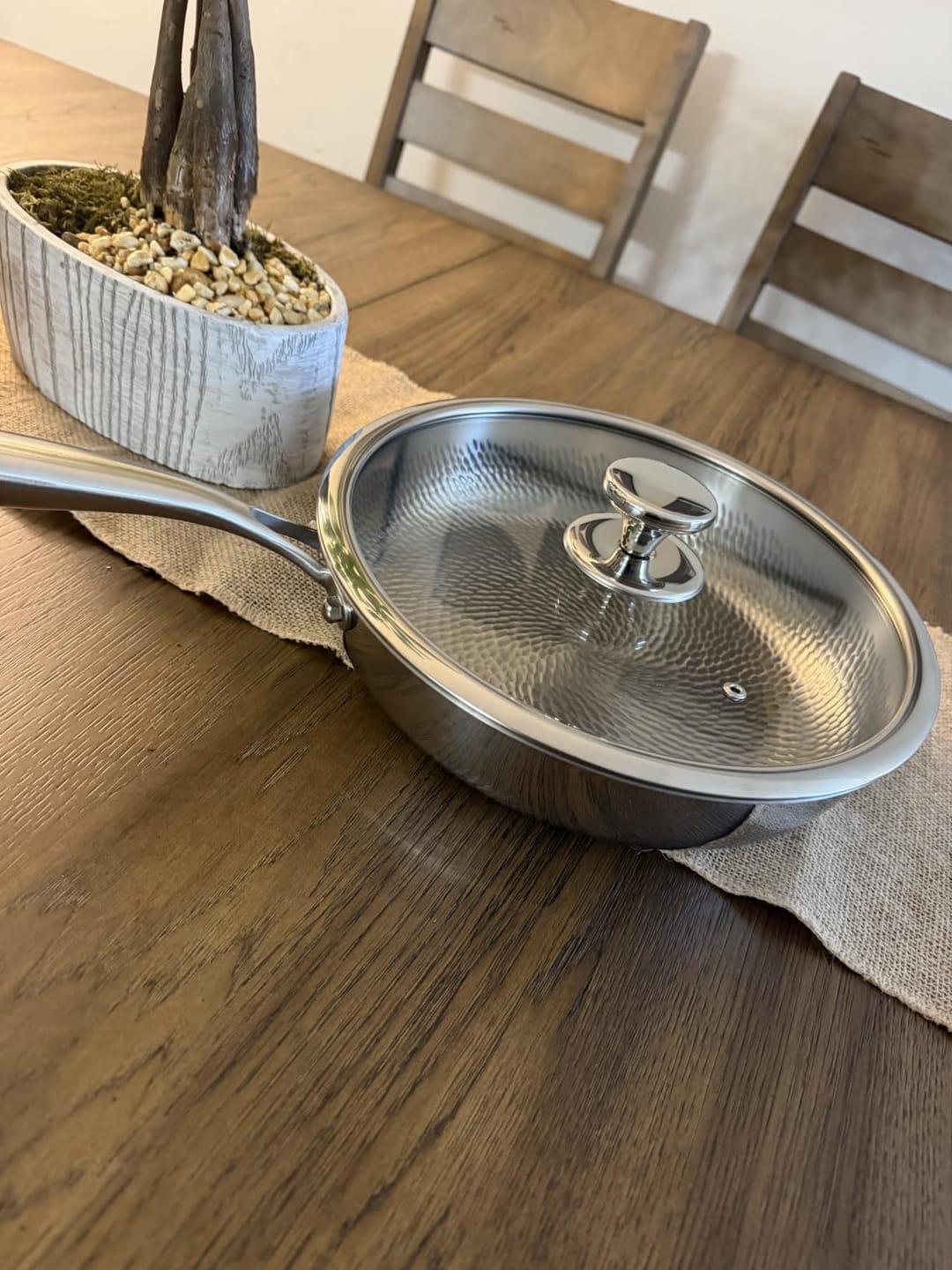Customer photo review of Pure Titanium Non-Stick Frying Pan
