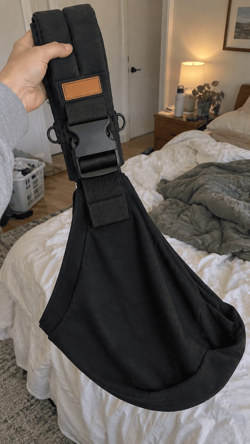 Customer photo review of Portabebé Compacto Ajustable