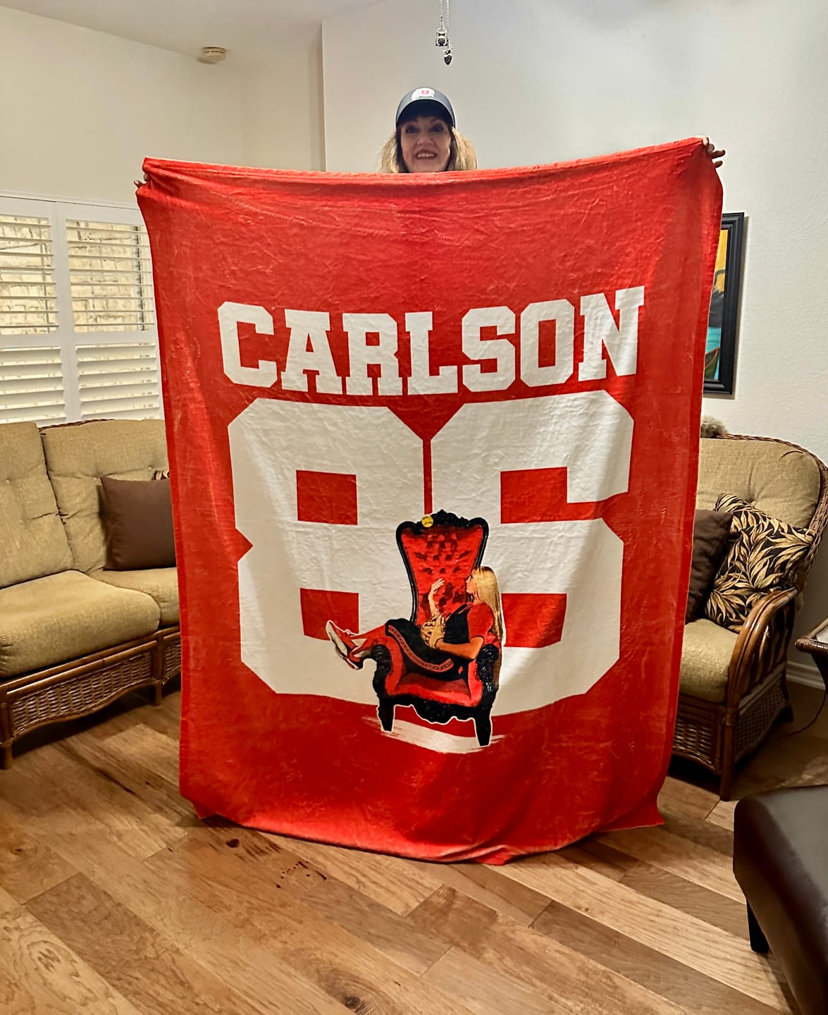 Customer photo review of Bree Carlson Blanket