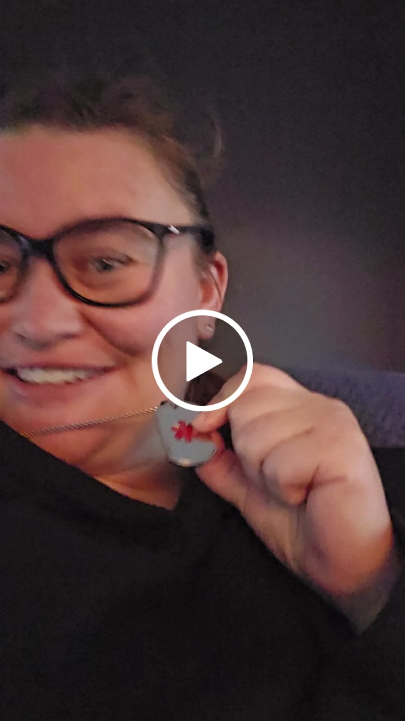 Customer video review of Titan Tag Personalised Medical ID Necklace