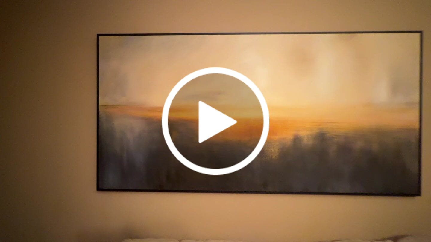 Customer video review of Abstract Canvas Wall Art #AP312