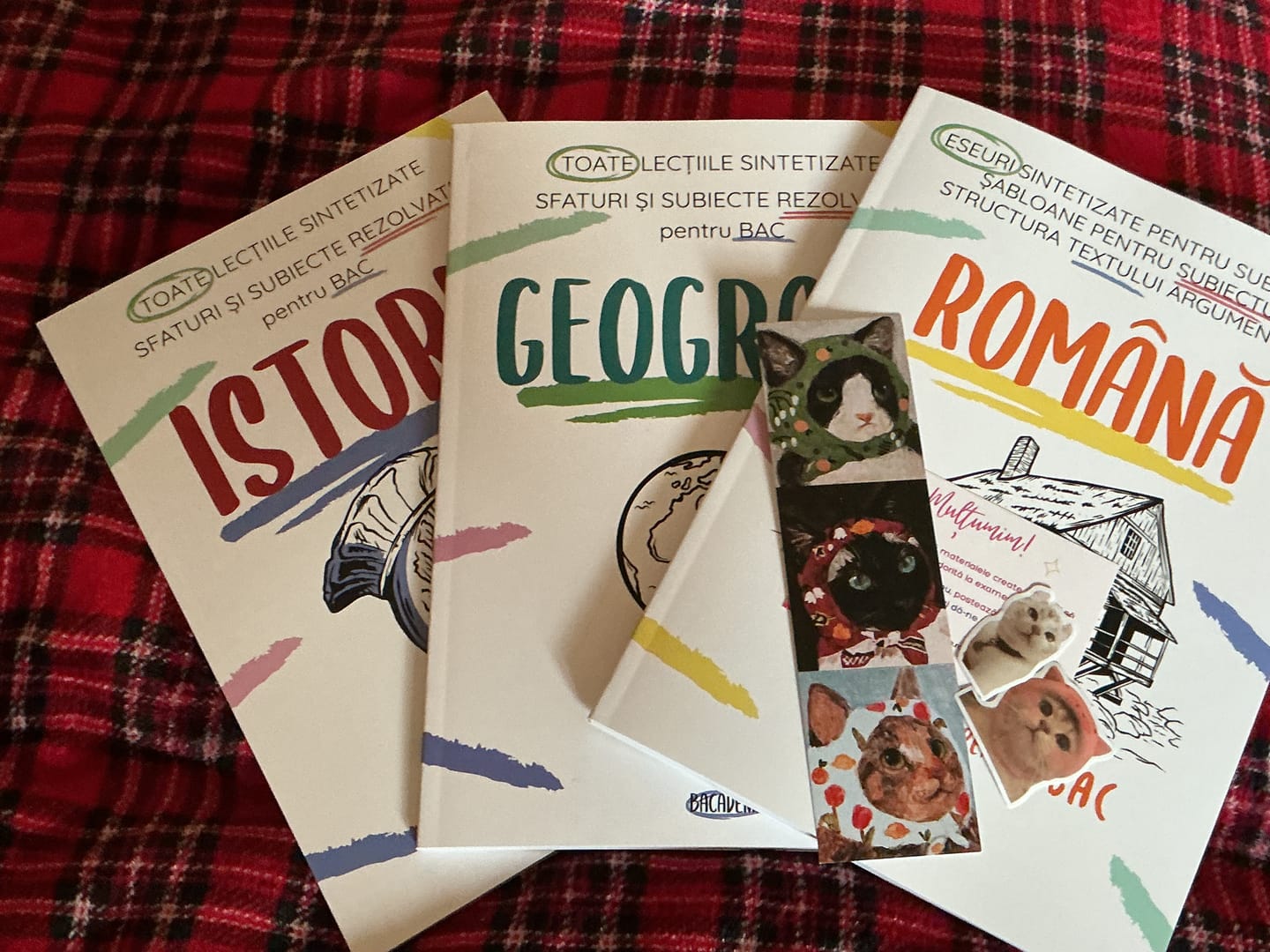 Customer photo review of Pachet Bacalaureat (Română + Istorie + Geografie) Bacademia
