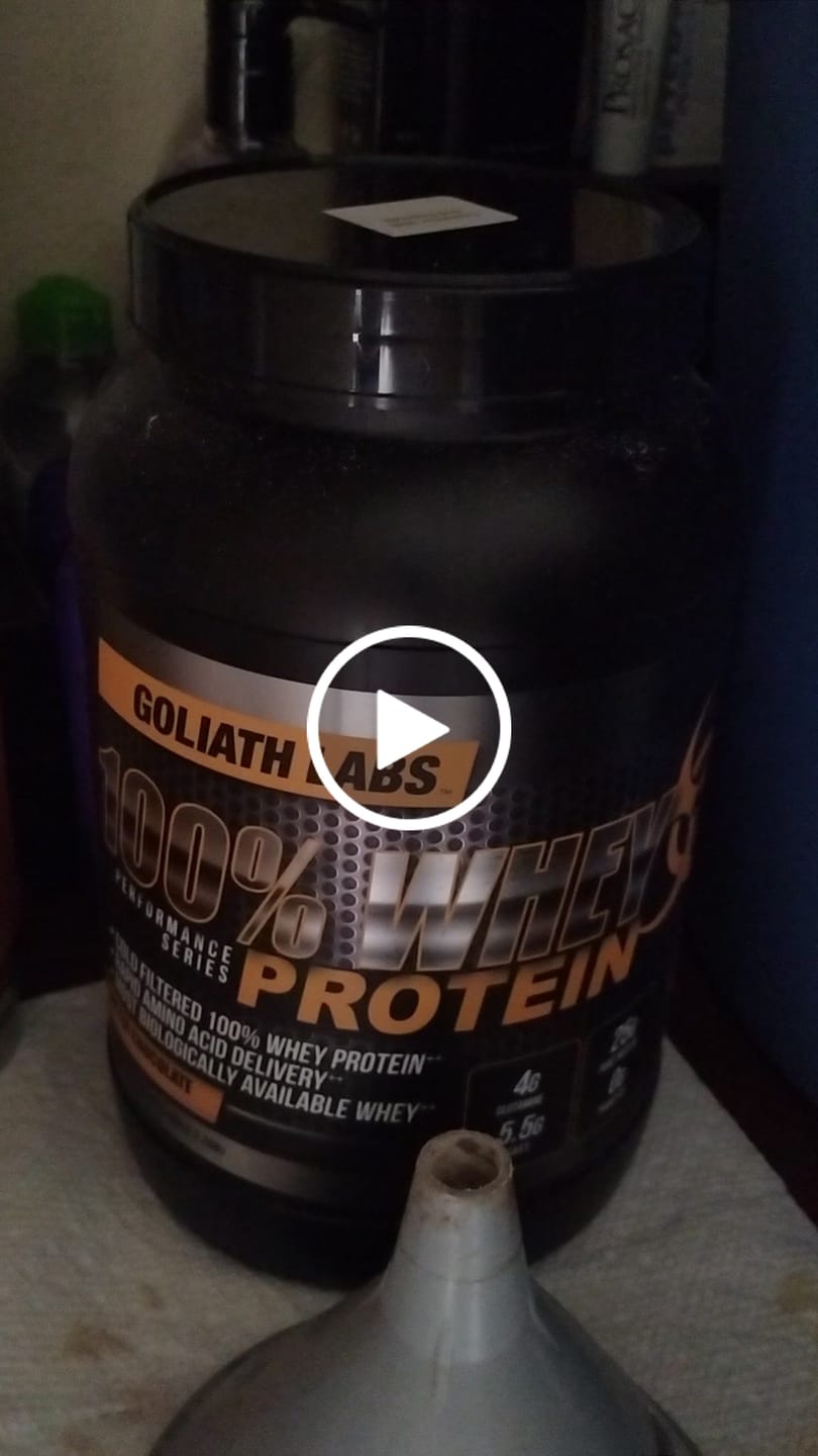Customer video review of 100% Whey Protein Powder