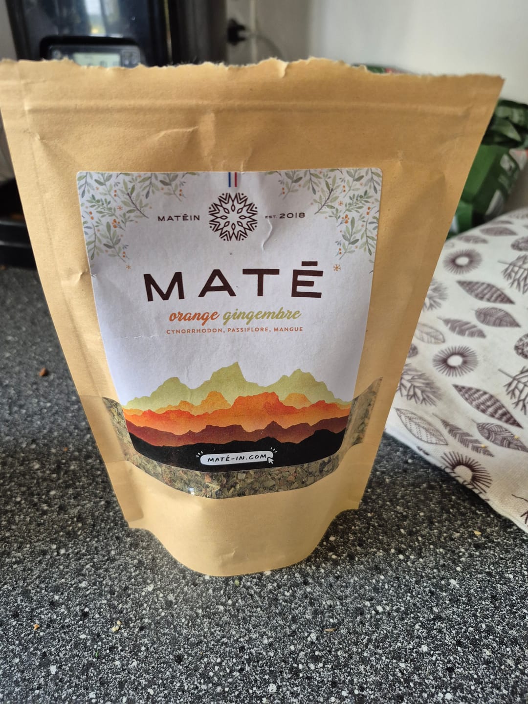 Customer photo review of Maté Orange Gingembre 🍊